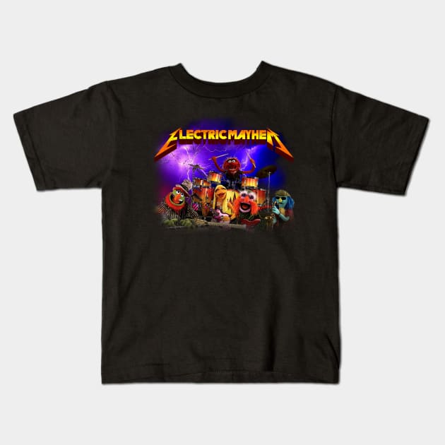 Electric Mayhem Kids T-Shirt by Aldebaran